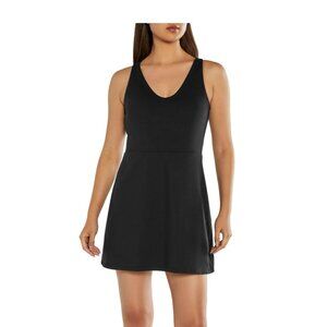 GAPFit Women's Moisture Wicking Shelf Bra Active Tank Dress True Black